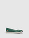 Elasticated Ballerinas ILSA676SOF GREEN